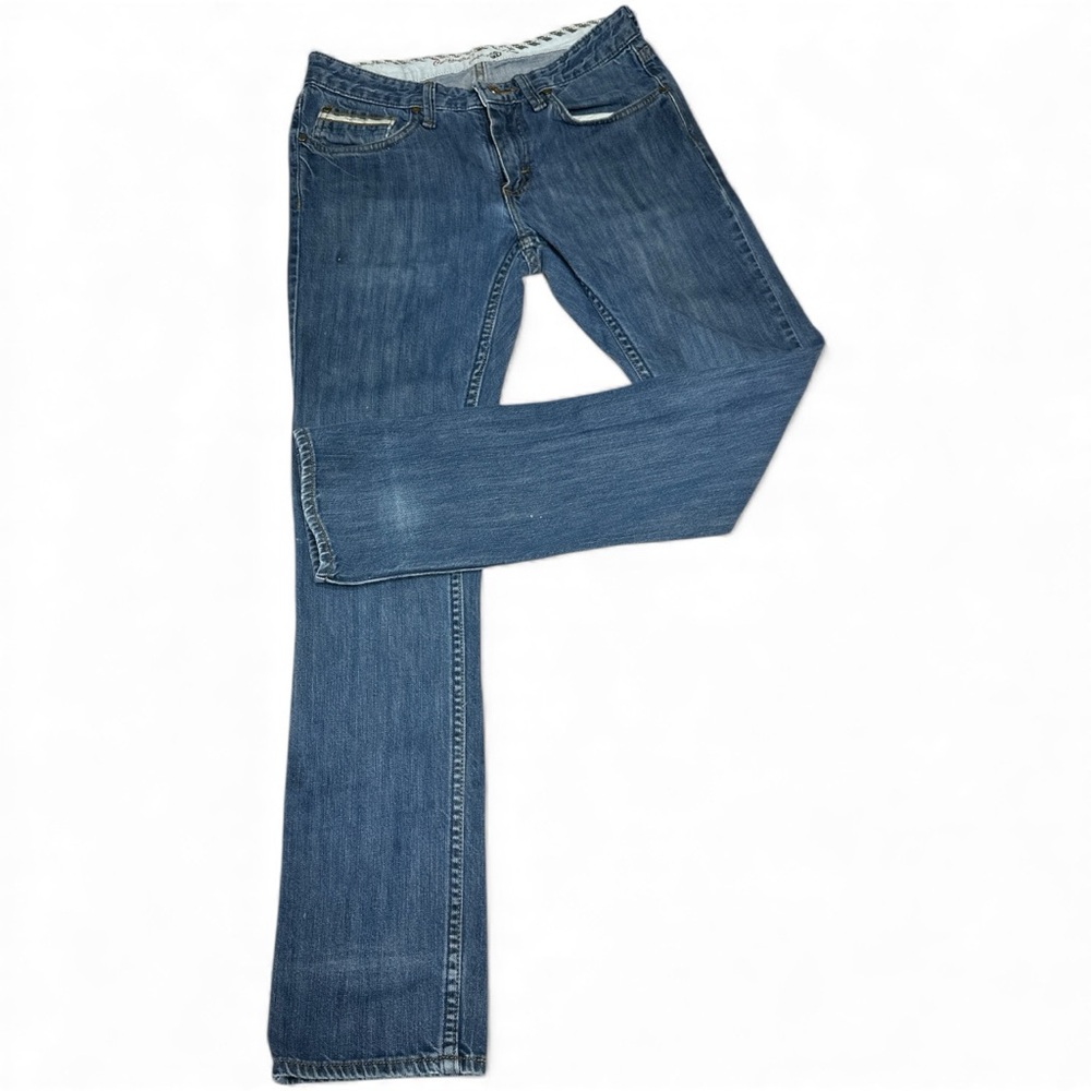 Vans Off The Wall Women’s Jeans Size 12/14 30x32 Blue Denim Straight Leg